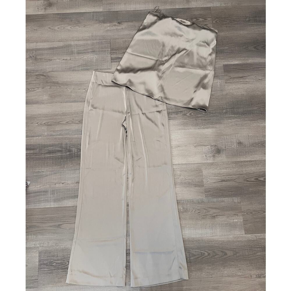 Zara Silky Strapless Top & Pants Set - Mixed Sizes